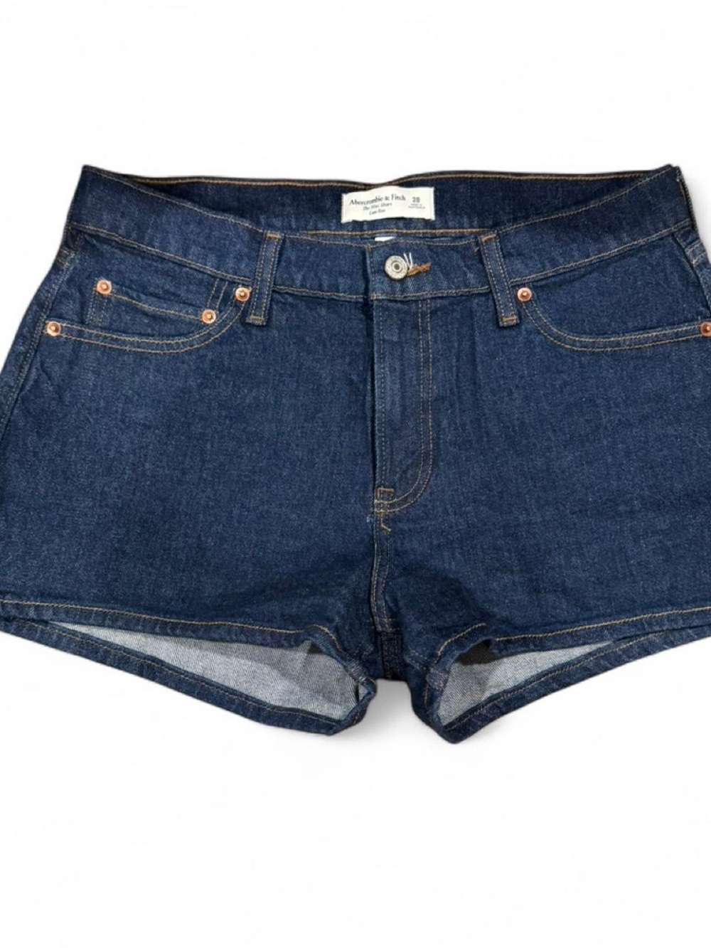 Abercrombie & Fitch Dark Indigo Denim Jean Shorts
